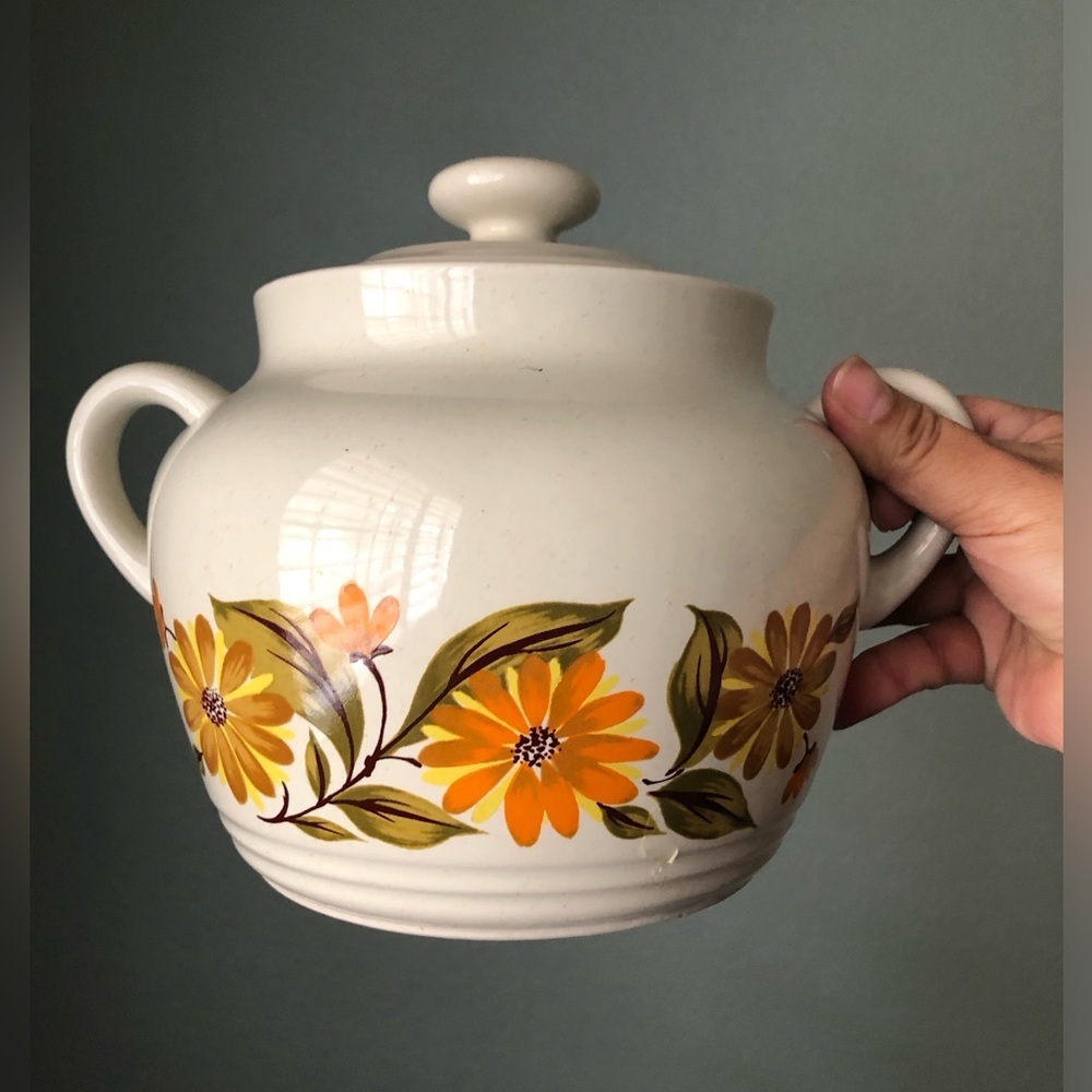 Vintage 1970s Capri Stoneware Cookie Jar Casserole Canister etc